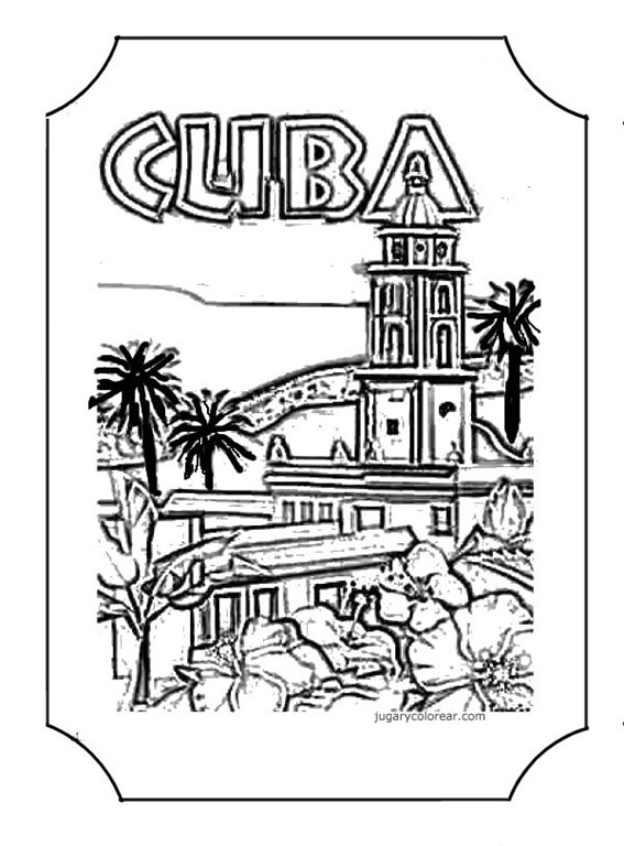 Dibujos Para Colorear De Cuba Jugar Y Colorear Images and Photos finder